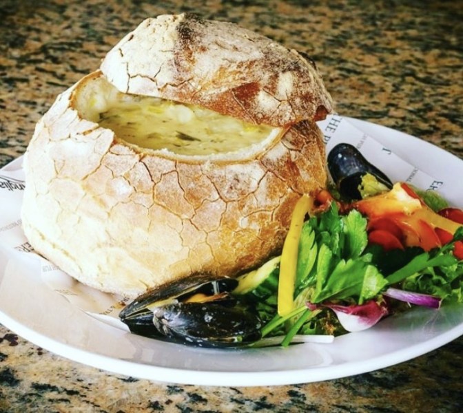 The Peterboat, Leigh-on-Sea, Essex, Cockle Chowder, Baby Eats Out